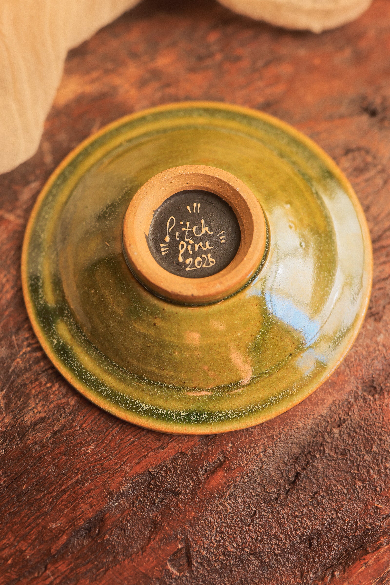 Painted Midnight Luna Moth Trinket Dish