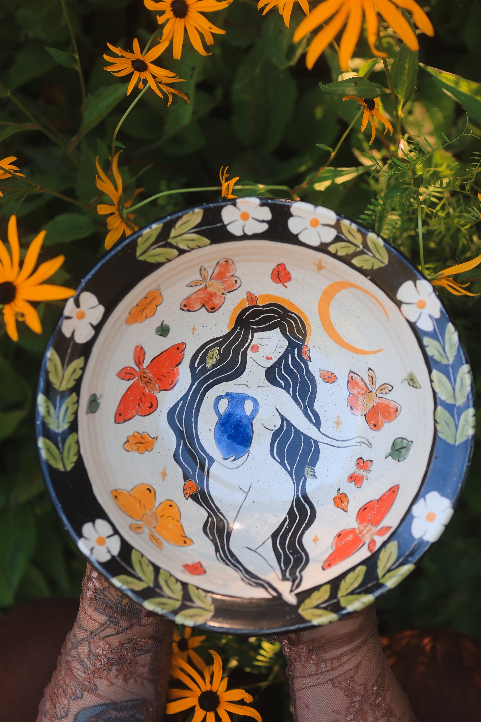 The Autumn Goddess of Arthuria Bowl in Porcelain