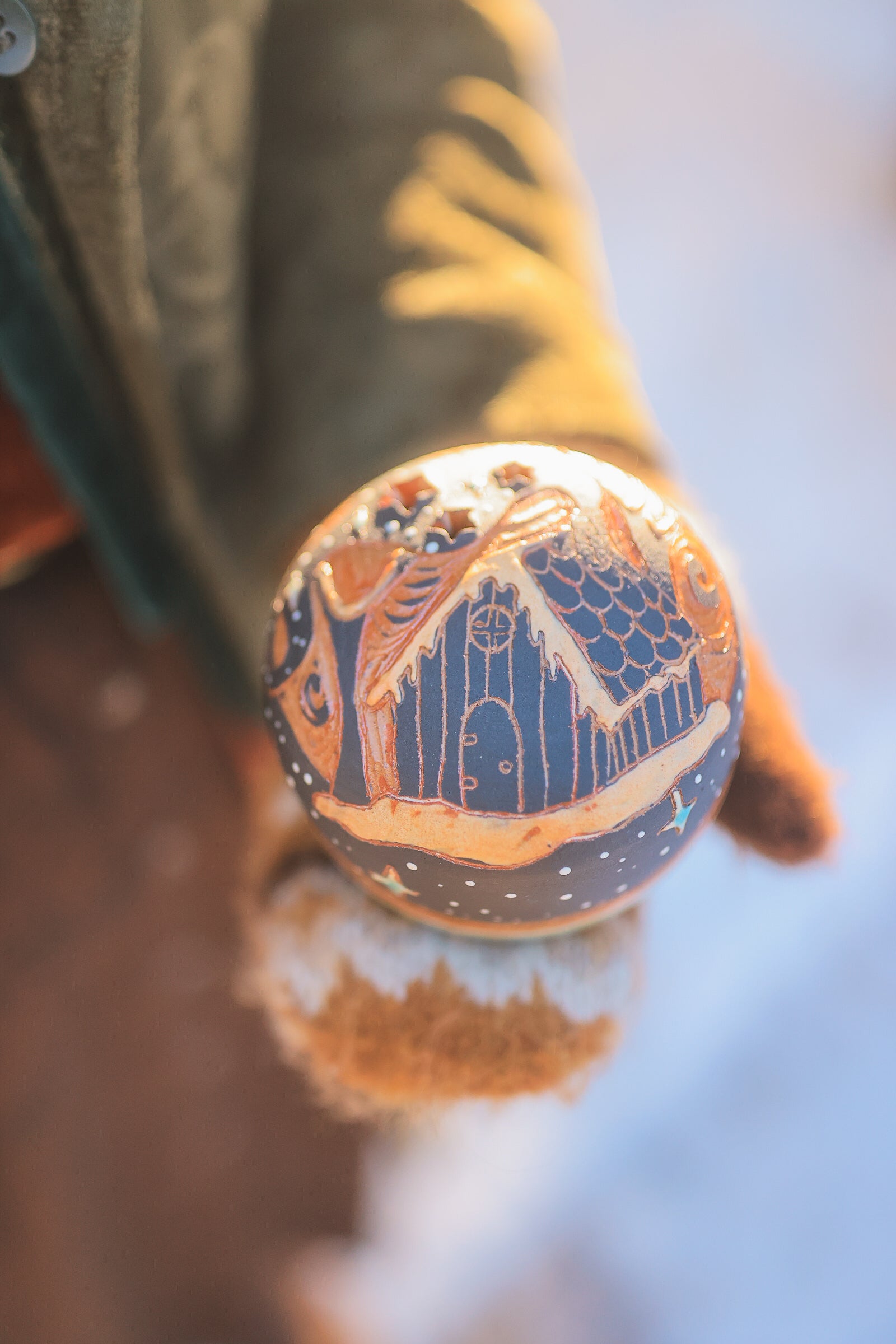 Moonlit Cozy Cabin Incense Box