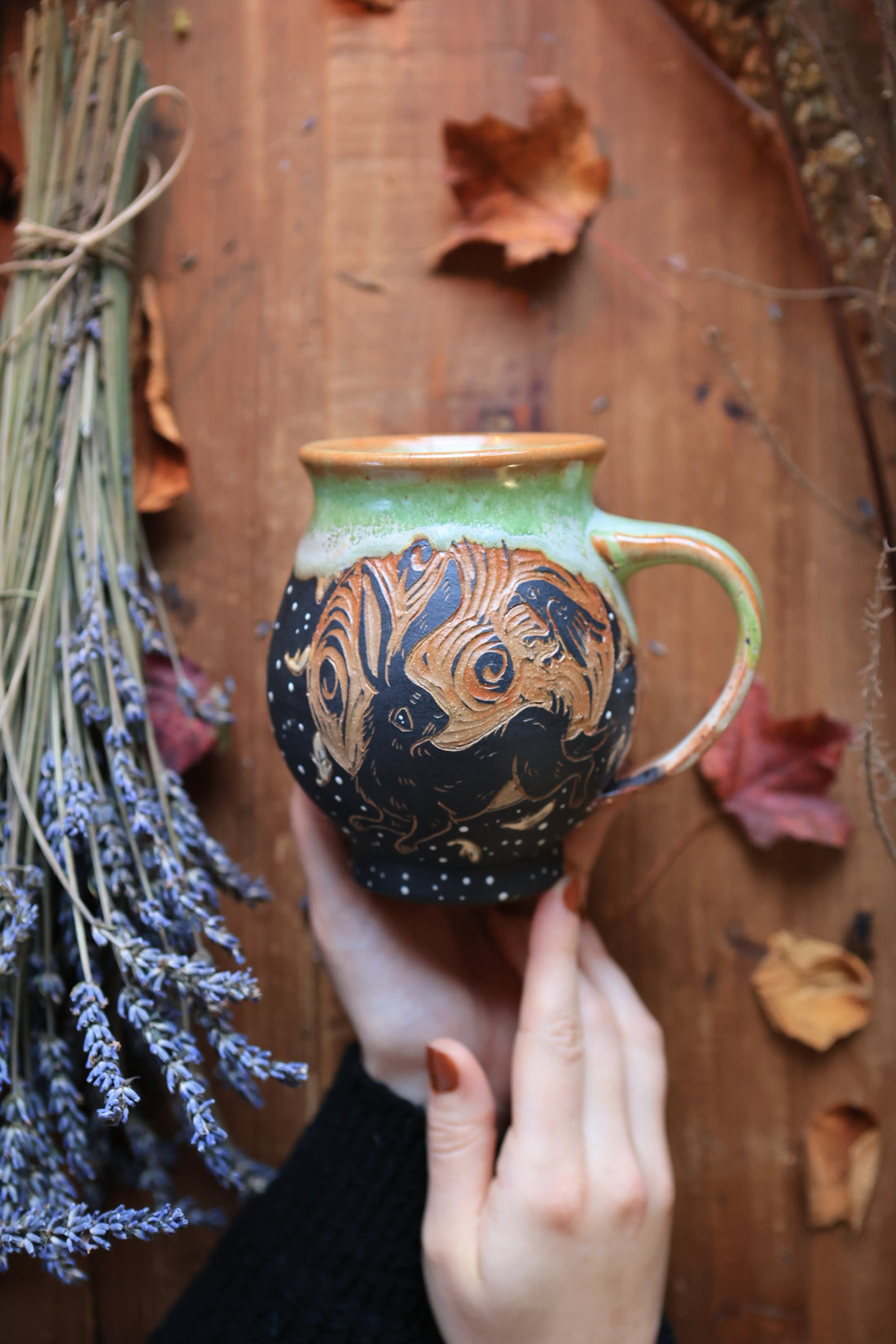 27 Moonlit Forest Friends Mug 20 oz