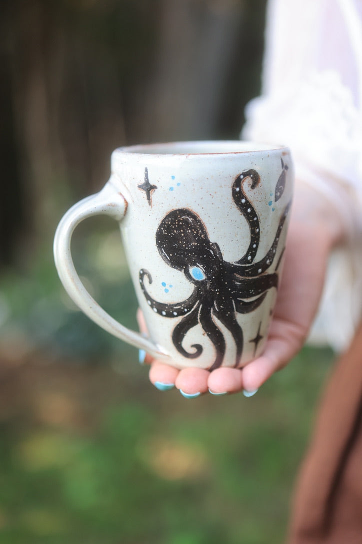 15 Painted Ink Octopus Explorers Mug - 10 oz