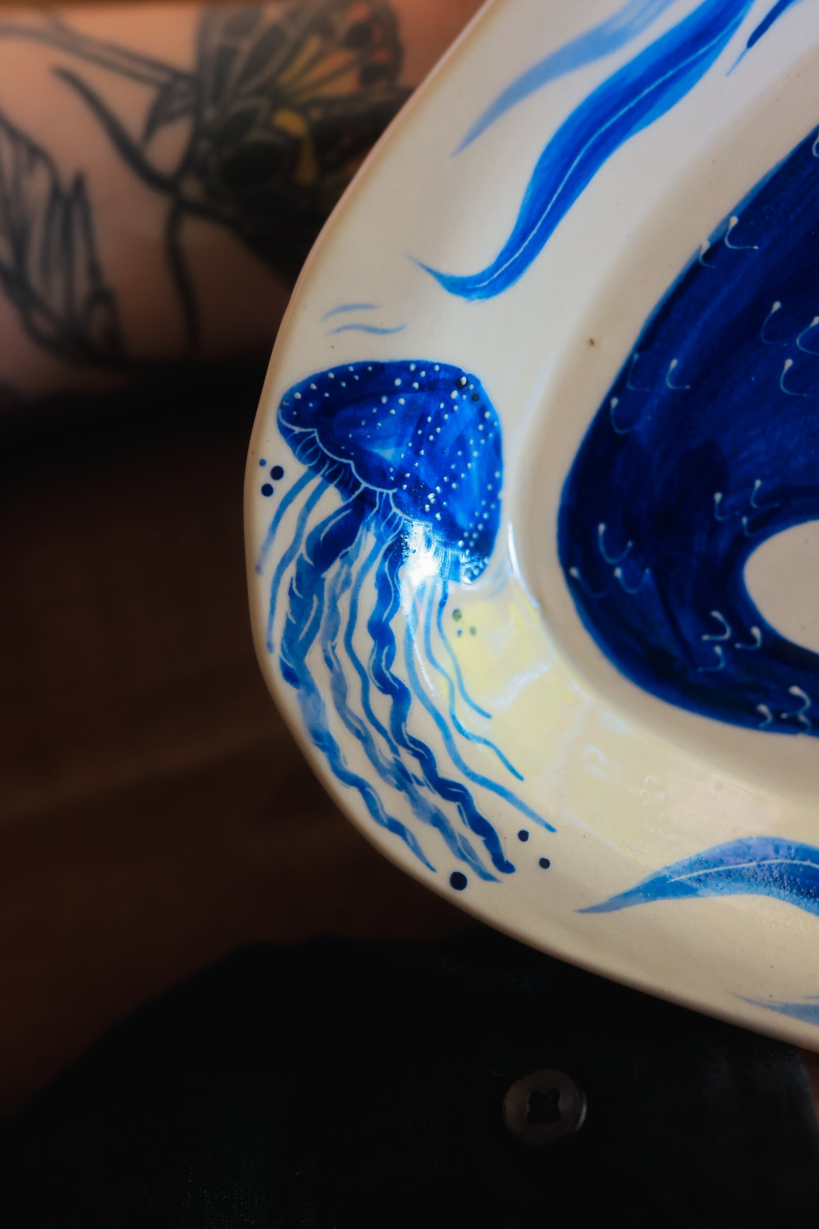 Painted Porcelain Siren&