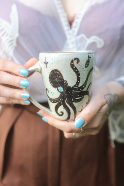 15 Painted Ink Octopus Explorers Mug - 10 oz