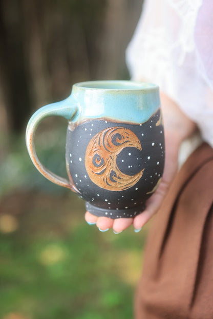 7 Moonlit Manta Ray Mug 16 oz