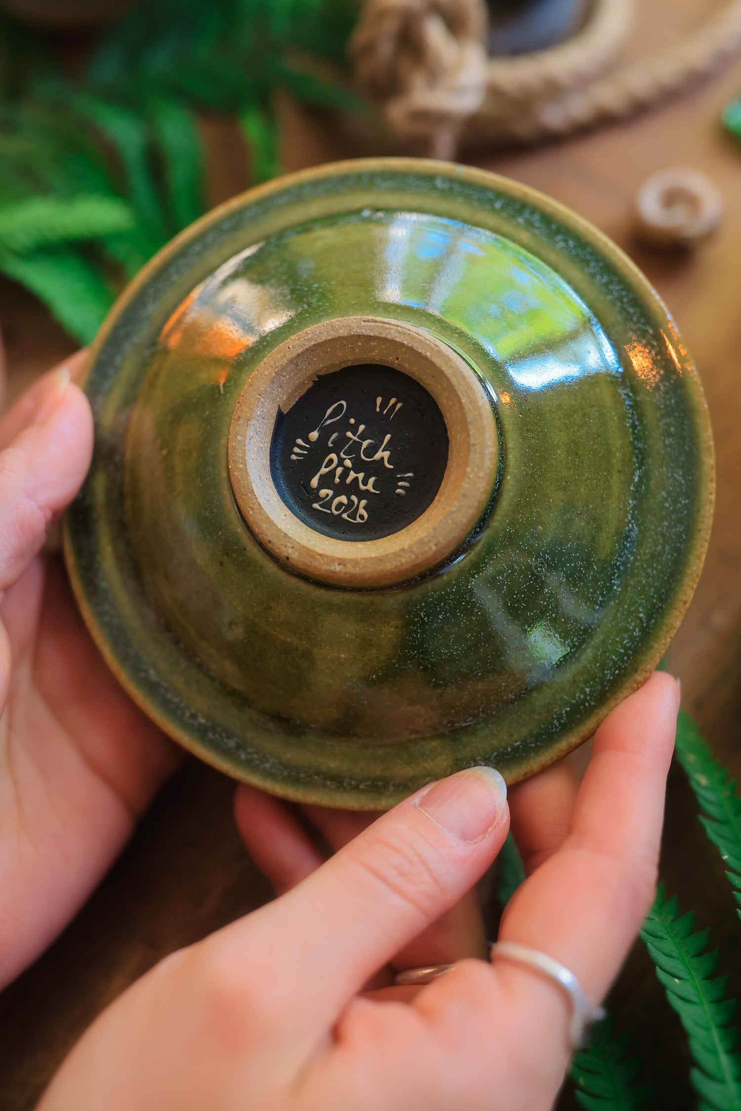 Painted Midnight Luna Moth Trinket Dish