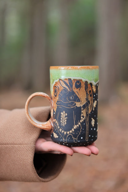 26 Moonlit Autumn Donkey Mug 13 oz