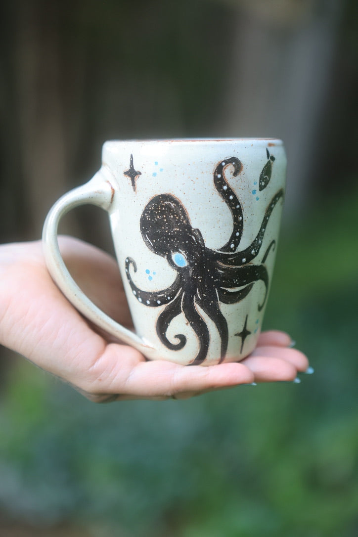 15 Painted Ink Octopus Explorers Mug - 10 oz