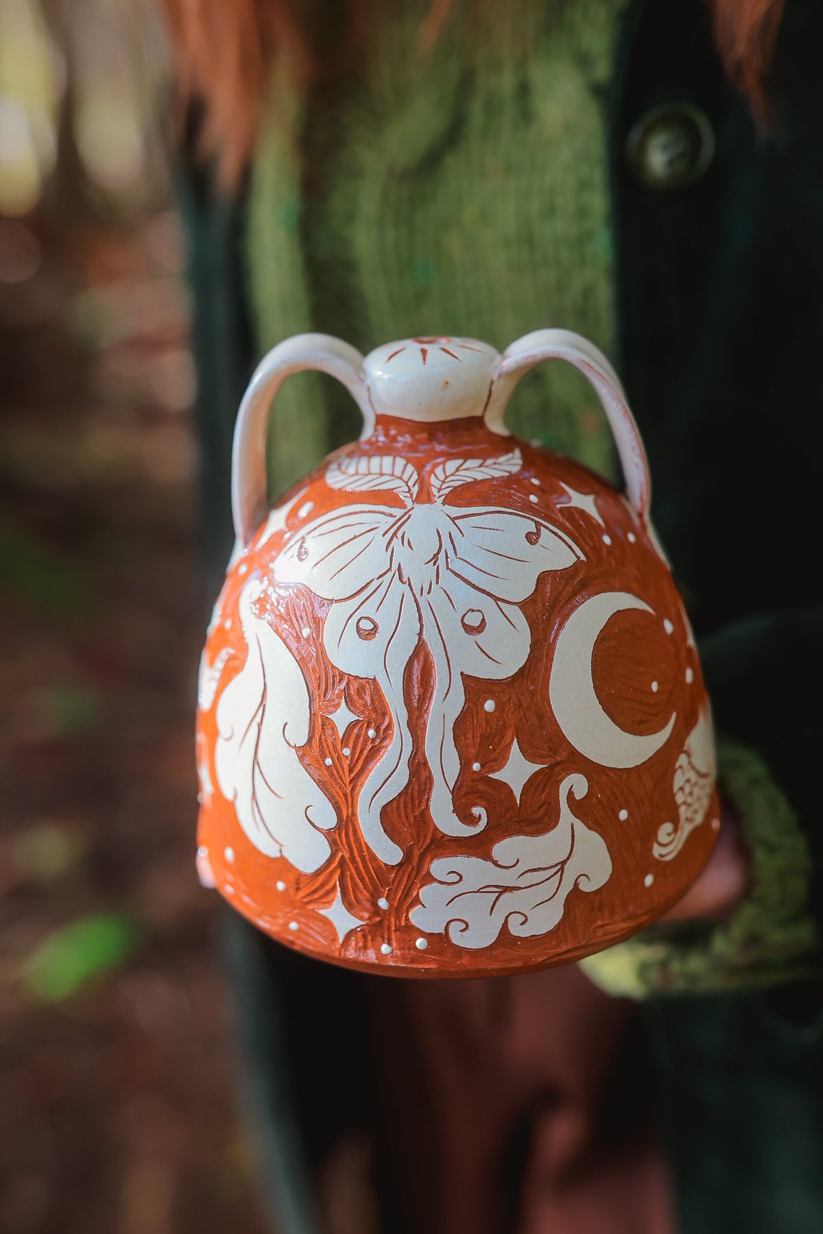 Autumn Night Flyers Rain Pot in Terracotta