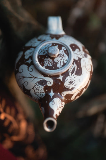 Nocturnal Foragers Teapot in Glazed Autumn&