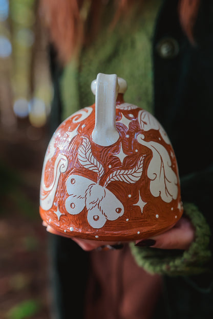 Autumn Night Flyers Rain Pot in Terracotta