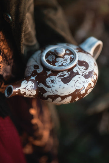 Nocturnal Foragers Teapot in Glazed Autumn&