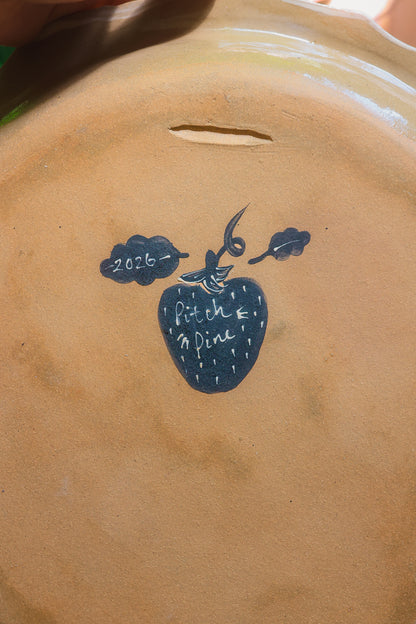 Painted Bunny Sorcerer Platter