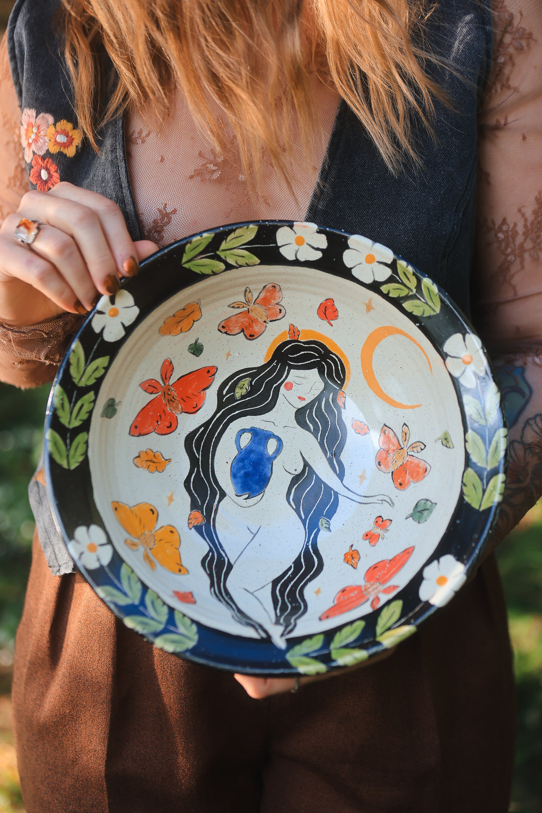 The Autumn Goddess of Arthuria Bowl in Porcelain