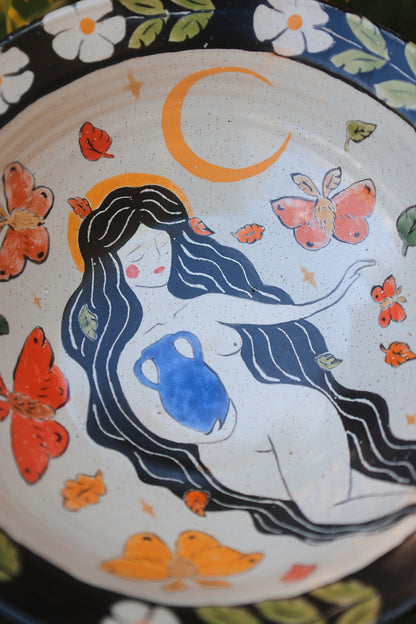The Autumn Goddess of Arthuria Bowl in Porcelain