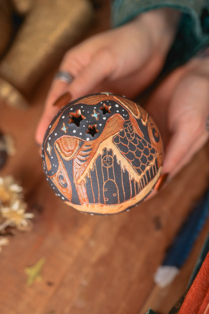 Moonlit Cozy Cabin Incense Box