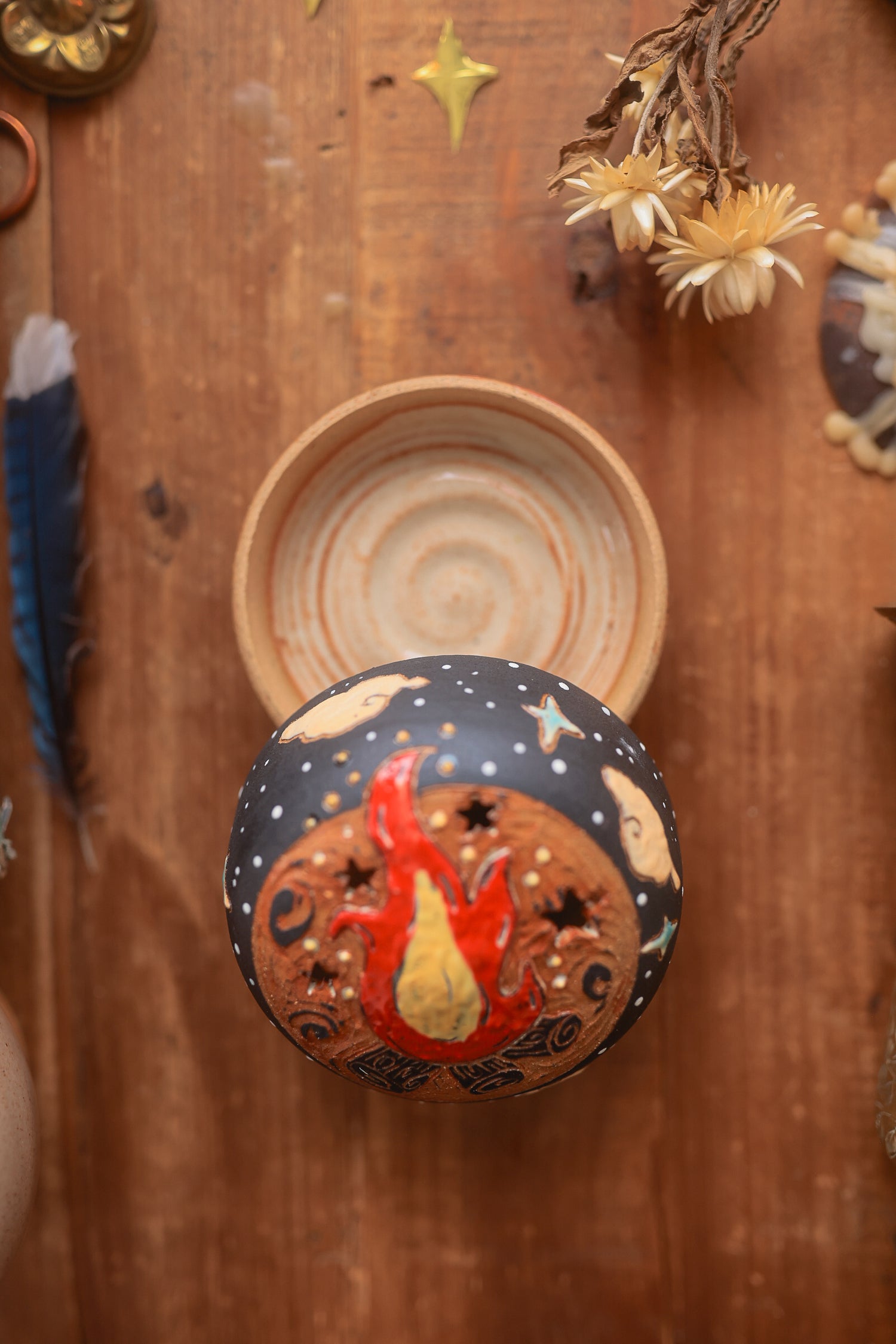 Moonlit Cozy Campfire Incense Box